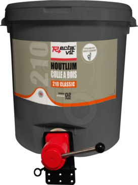 Rectavit Houtlijm 210 - 25kg met onderuitloop