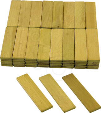 106795-ZTRA AFSTANDSHOUDERS HOUT 4mm