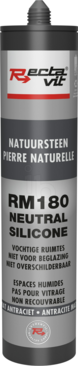 Packshot RM 180 Natuursteen (Neutral Silicone) - 310 ml - Mat Antraciet