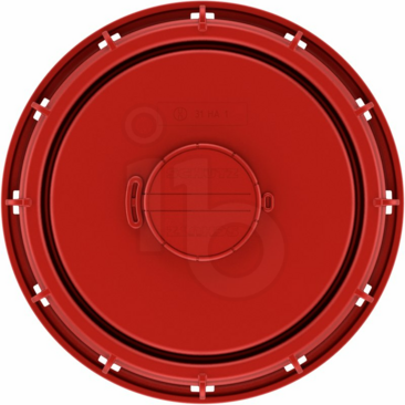 Rood IBC deksel met luchtinlaat 225 mm