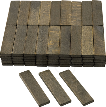 106689-ZTRA AFSTANDSHOUDERS HOUT 6mm